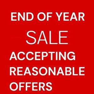 End of Year Sale Poster